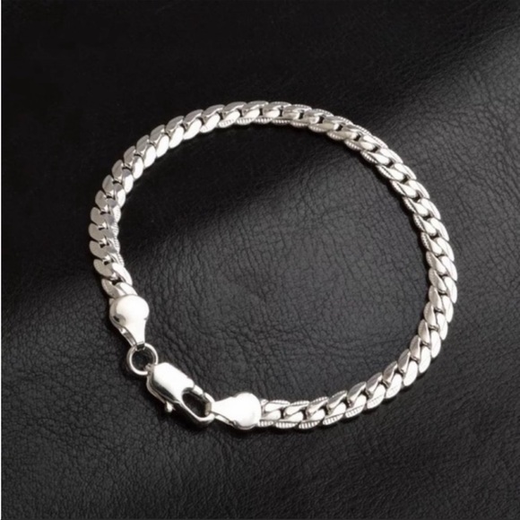 NEW 925 SILVER 8 CM LONG 925 BRACELET - Picture 2 of 5